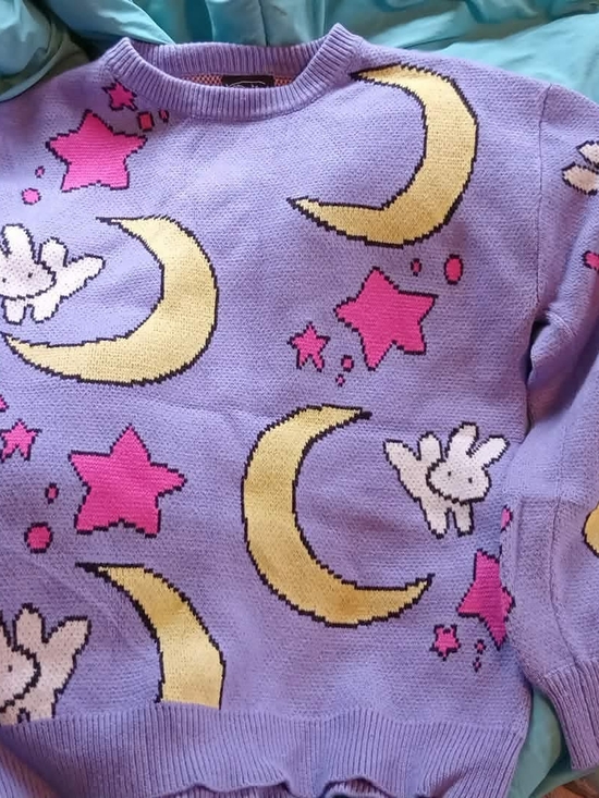 Steady Hands Sweaters - Sleepy Sailor Moon Usagi RARE NWOT Sweater
